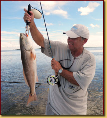 fly fishing for redfish